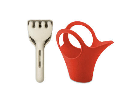 KOZIOL KLIKK SAND READY GARDEN Sandwerkzeug Set 3-teilig + Gießkanne