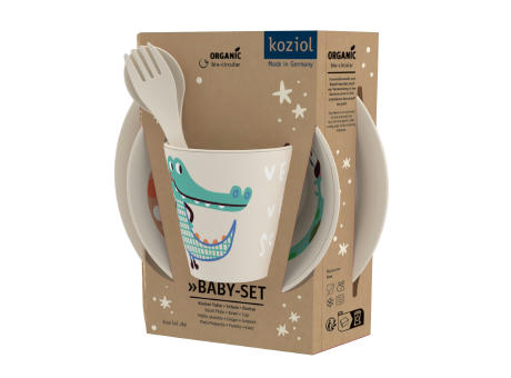 KOZIOL VERY VERY AT HOME Teller + Schale + Becher + Besteckset