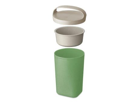 KOZIOL BUDDY 0,7 Snackpot mit Einsatz und Deckel 700ml