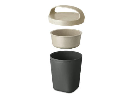 KOZIOL BUDDY 0,5 Snackpot mit Einsatz und Deckel 500ml