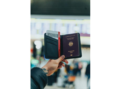 Travelfinder RCS Polyester Passtasche mit weltweiter Ortung
