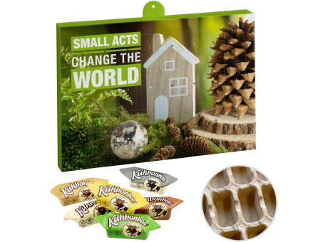 Premium Marken-Adventskalender PAPIER mit Kuhbonbons®