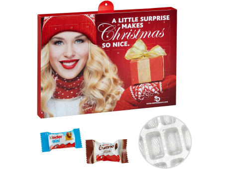 Premium Marken-Adventskalender mit kinder Minis Mix