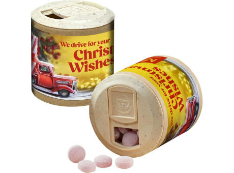 Papier-Werbedose mit Kalfany-Glühweinbonbons, 60g
