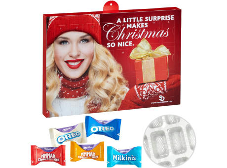 Premium Marken-Adventskalender mit Milka Favourites Mix