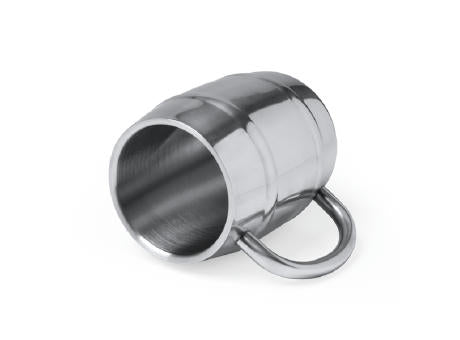 TASSE DUNKEL S/EINHEITSGRÖSSE SILVER