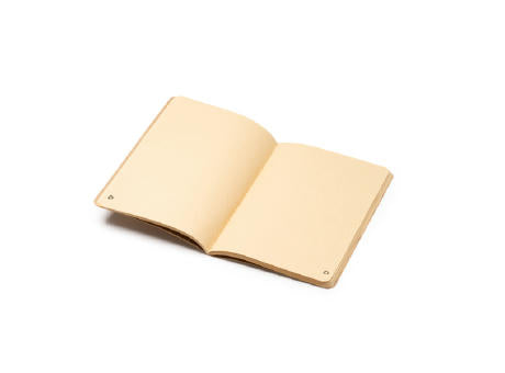 NOTIZBUCH BORGES S/EINHEITSGRÖSSE GREIGE