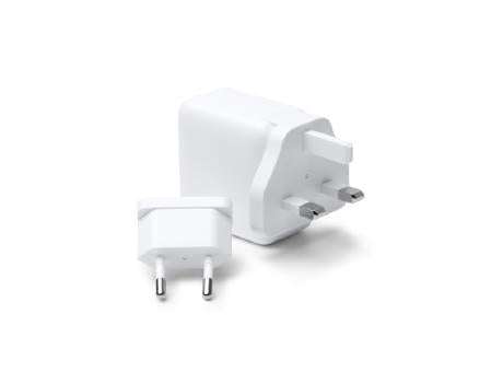 STECKERADAPTER BAPEK S/EINHEITSGRÖSSE WHITE