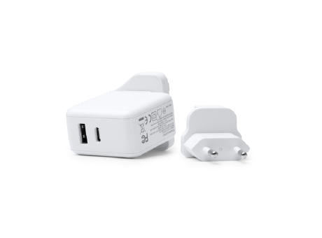 STECKERADAPTER BAPEK S/EINHEITSGRÖSSE WHITE