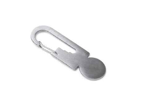 SCHLÜSSELANHÄNGER BLANEY S/EINHEITSGRÖSSE SILVER