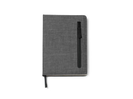 NOTIZBLOCK KINON S/EINHEITSGRÖSSE BLACK