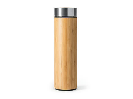 BAMBUS-WASSERFLASCHE KINATA S/EINHEITSGRÖSSE GREIGE