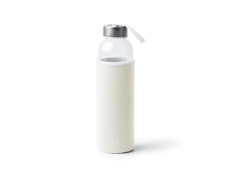 500 ML GLAS-WASSERFLASCHE CAMU S/EINHEITSGRÖSSE WHITE