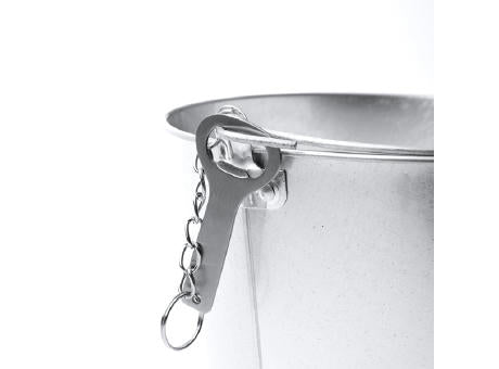 EIMER MIT FLASCHENÖFFNER KINTO S/EINHEITSGRÖSSE SILVER