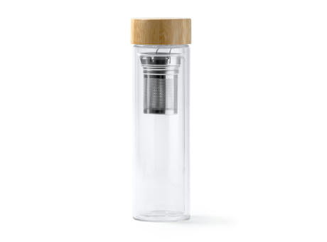 WASSERFLASCHE SAOKO S/EINHEITSGRÖSSE TRANSPARENT