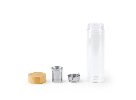 WASSERFLASCHE SAOKO S/EINHEITSGRÖSSE TRANSPARENT
