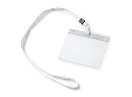 UMHÄNGEBAND/AUSWEIS POMEL S/EINHEITSGRÖSSE WHITE