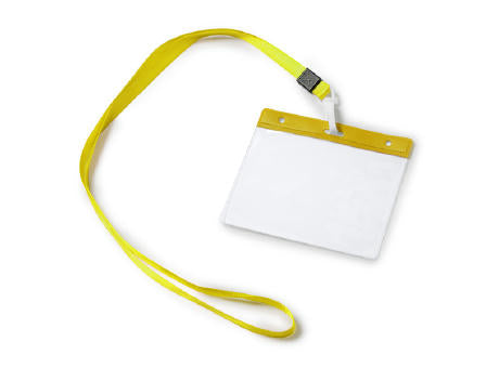 UMHÄNGEBAND/AUSWEIS POMEL S/EINHEITSGRÖSSE WHITE