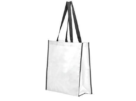 GLÄNZENDE LAMINIERTE TASCHE COAST S/EINHEITSGRÖSSE WHITE