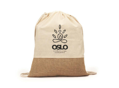 BAUMWOLL-/JUTE-RUCKSACK WILKES S/EINHEITSGRÖSSE GREIGE