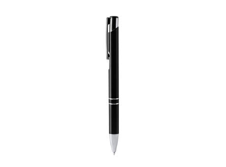 KUGELSCHREIBER SIMON S/BLAUE TINTE WHITE