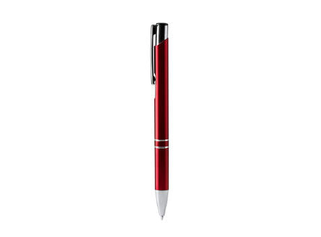 KUGELSCHREIBER SIMON S/BLAUE TINTE WHITE