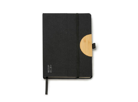 NOTIZBUCH DARIT S/EINHEITSGRÖSSE BLACK