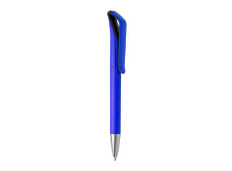 KUGELSCHREIBER IRATI S/BLAUE TINTE BLACK/WHITE