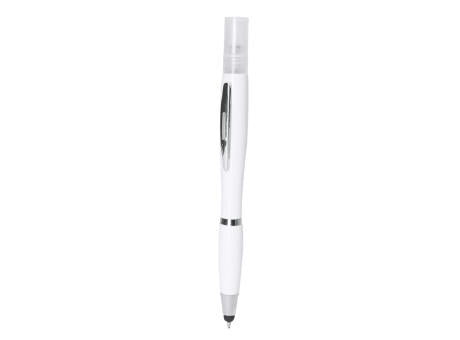 KUGELSCHREIBER/HYGIENESPRAY FARBER S/BLAUE TINTE WHITE