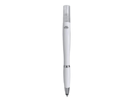 KUGELSCHREIBER/HYGIENESPRAY FARBER S/BLAUE TINTE WHITE