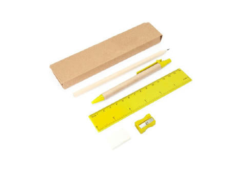 SCHREIBSET LIZANA S/EINHEITSGRÖSSE YELLOW
