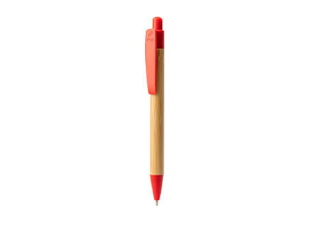 BAMBU KUGELSCHREIBER GILDON S/BLAUE TINTE WHITE