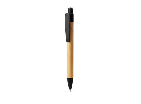 BAMBU KUGELSCHREIBER GILDON S/BLAUE TINTE WHITE
