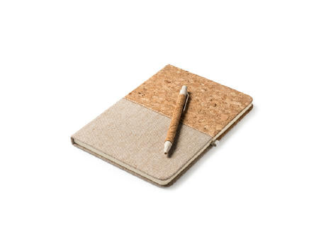 NOTIZBLOCK ROBIN S/BLAUE TINTE GREIGE