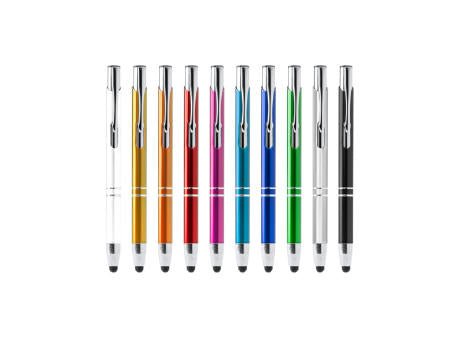 KUGELSCHREIBER KRUGER S/BLAUE TINTE WHITE