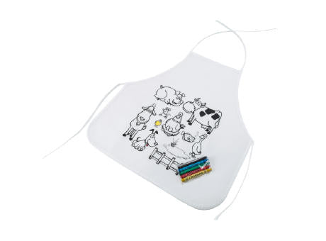 KINDERSCHÜRZE PACHU S/KIND EINHEITSGRÖSSE WHITE
