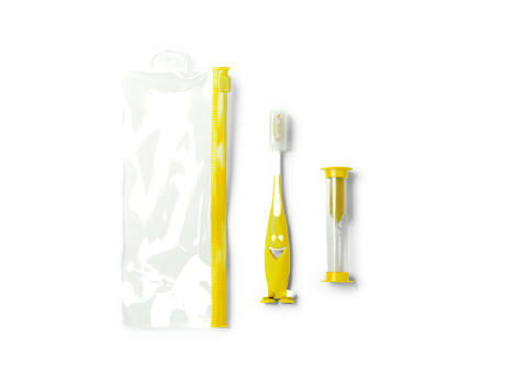 ZAHNBÜRSTENSET MESLER S/KIND EINHEITSGRÖSSE YELLOW