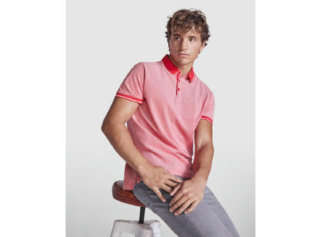 POLOSHIRT BOWIE S/S HEATHER MILITAR DARK GREEN