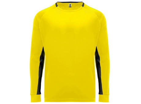 T-SHIRT PORTO S/M BLACK/FLUOR YELLOW