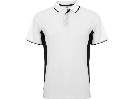 POLOSHIRT MONTMELO S/S WHITE/BLACK