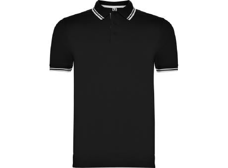 POLOSHIRT MONTREAL S/S WHITE/NAVY BLUE