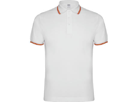 POLOSHIRT NATION S/S WHITE
