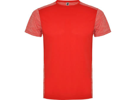 T-SHIRT ZOLDER S/S WHITE/HEATHER BLACK