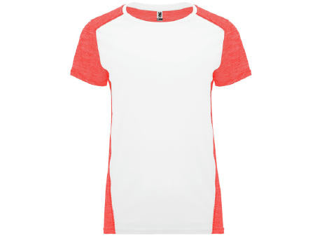 T-SHIRT ZOLDER WOMAN S/S WHITE/HEATHER BLACK