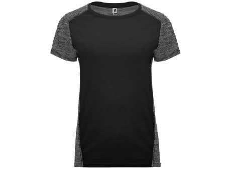 T-SHIRT ZOLDER WOMAN S/S WHITE/HEATHER BLACK