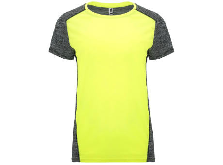 T-SHIRT ZOLDER WOMAN S/S WHITE/HEATHER BLACK