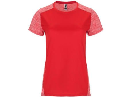 T-SHIRT ZOLDER WOMAN S/S WHITE/HEATHER BLACK