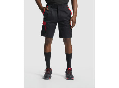 BERMUDA-SHORTS TAHOE S/S BLACK/RED