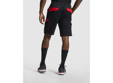BERMUDA-SHORTS TAHOE S/S BLACK/RED