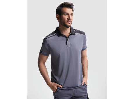 POLOSHIRT SAMURAI S/S BLACK/RED